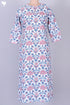 Cambric Cotton Kurta In Floral Block Print